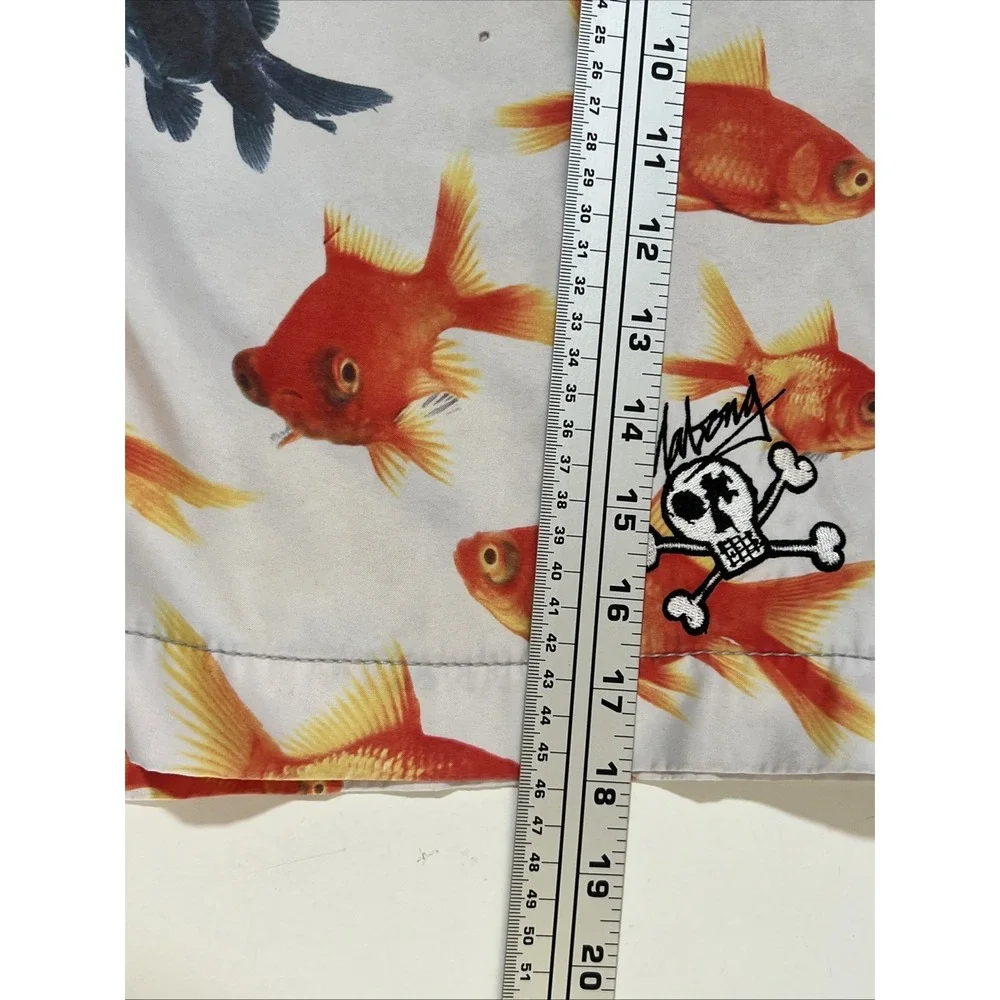 Men's Black Fish of the Family Billabong Boardshorts Size 34 Surf Swim Trunks